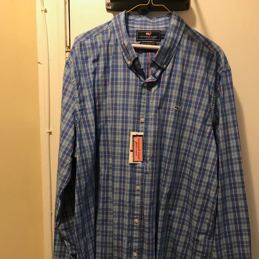 Vineyard Vines Plaid Button Down